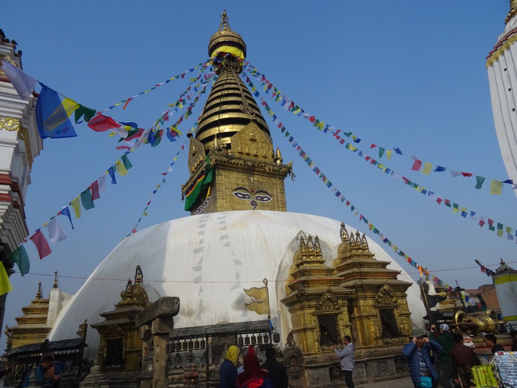 Swayambhunath il tempio delle scimmie di&nbsp;Kathmandu